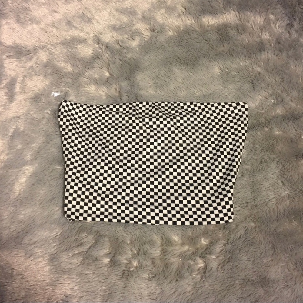 Checkered Tube Top - Picture 1 of 2